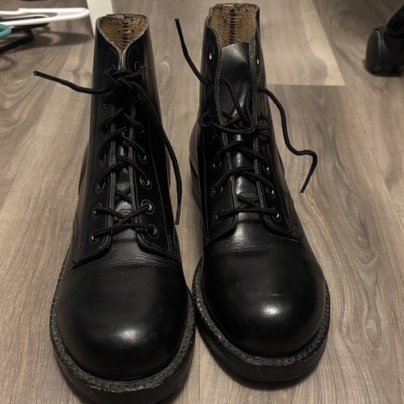 Other - Vintage 1977 biltrite cork leather combat boots steel toe